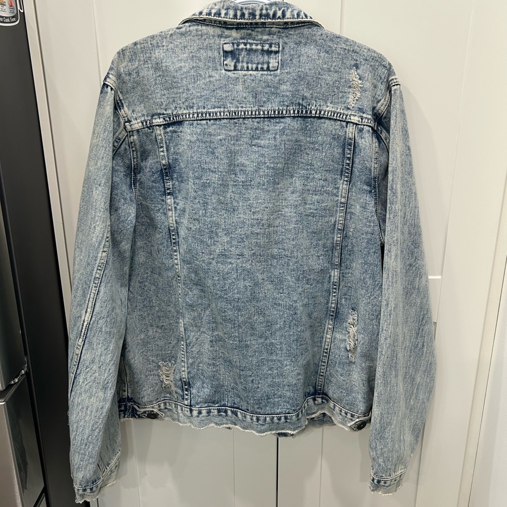 Distressed Denim Jacket - Picture 3 of 5